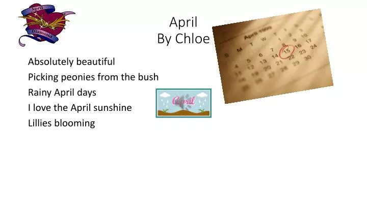 april by chloe