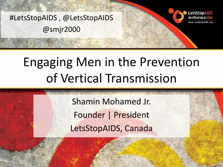 engaging men in the prevention of vertical transmission