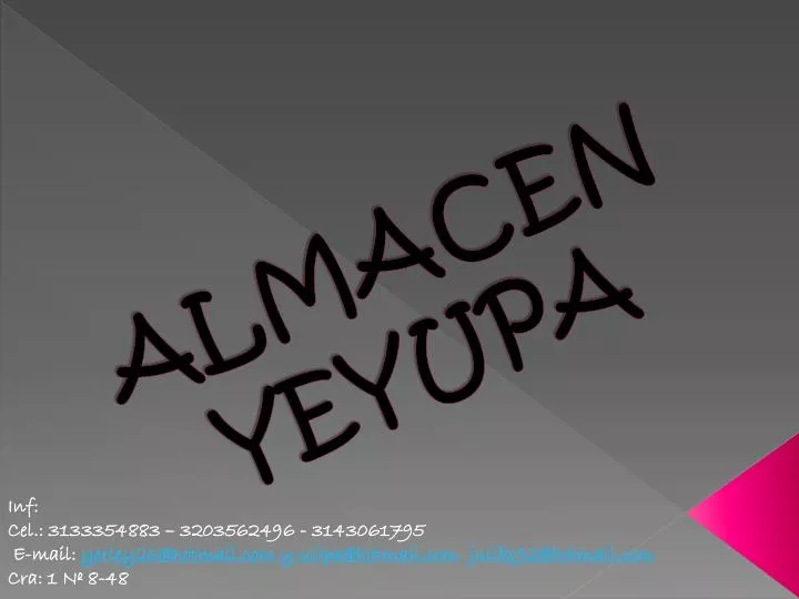 almacen yeyupa