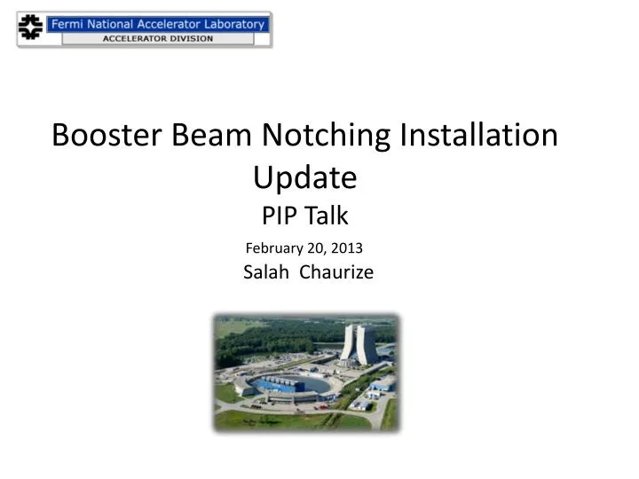 booster beam notching installation update pip talk