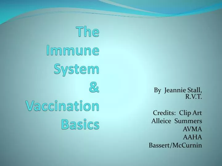 the immune system vaccination basics