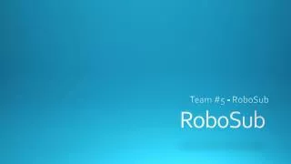 RoboSub