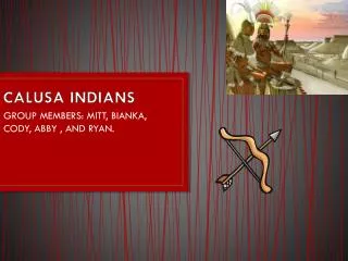 CALUSA INDIANS