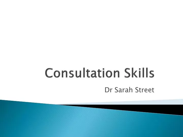 consultation skills