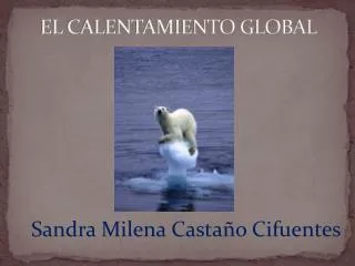 el calentamiento global