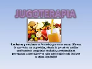 jugoterapia