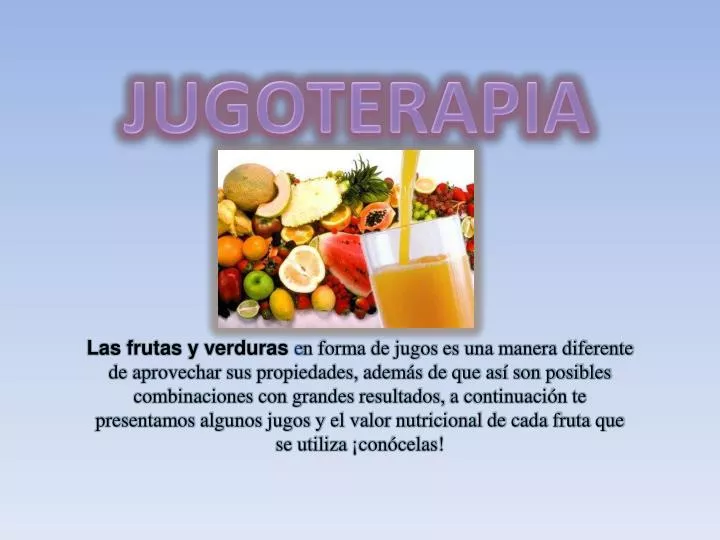 jugoterapia