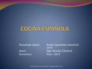 cocina espa ola