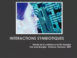 interactions symbiotiques