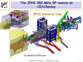 The IPHI 352 MHz RF source at CEA/Saclay