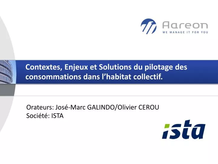 contextes enjeux et solutions du pilotage des consommations dans l habitat collectif