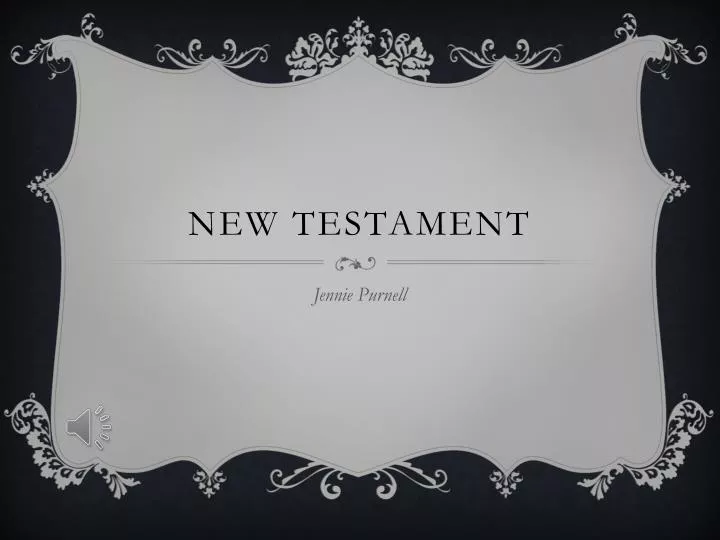 new testament