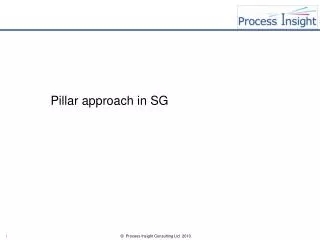 Pillar approach in SG
