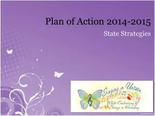 Plan of Action 2014-2015