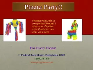 Pinata Party!!