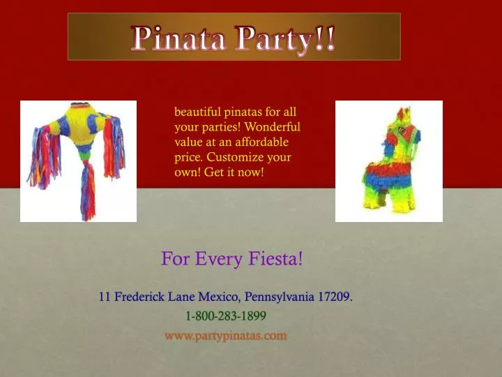 pinata party