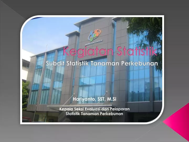 kegiatan statistik