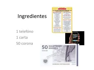 ingredientes