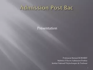 admission post bac