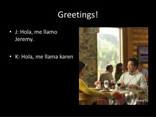 greetings