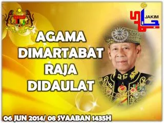 06 JUN 2014/ 08 SYAABAN 1435H