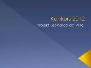 konkurs 2012