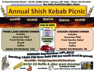 Annual Shish Kebab Picnic