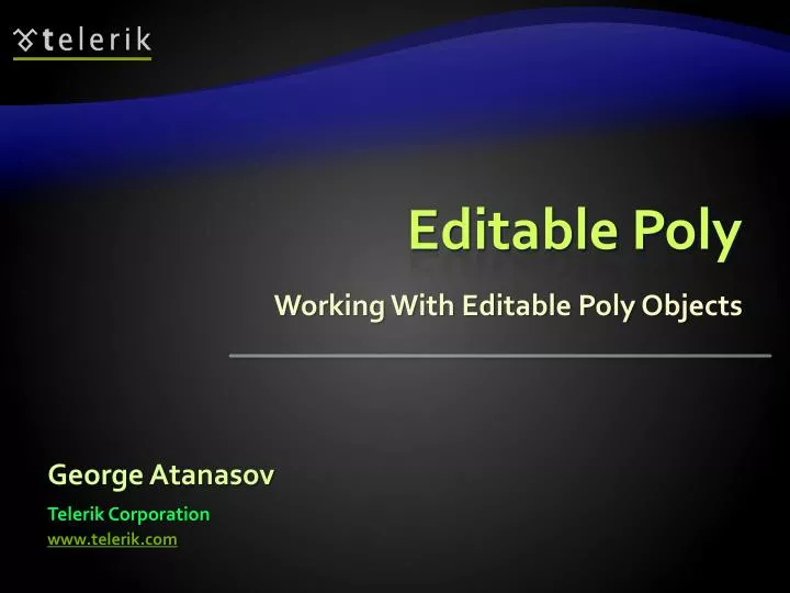 editable poly