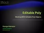 Editable Poly - slide 1