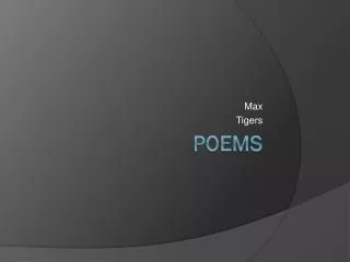 Poems