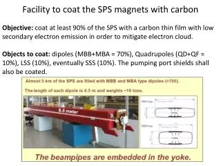 Facility to coat the SPS magnets with carbon