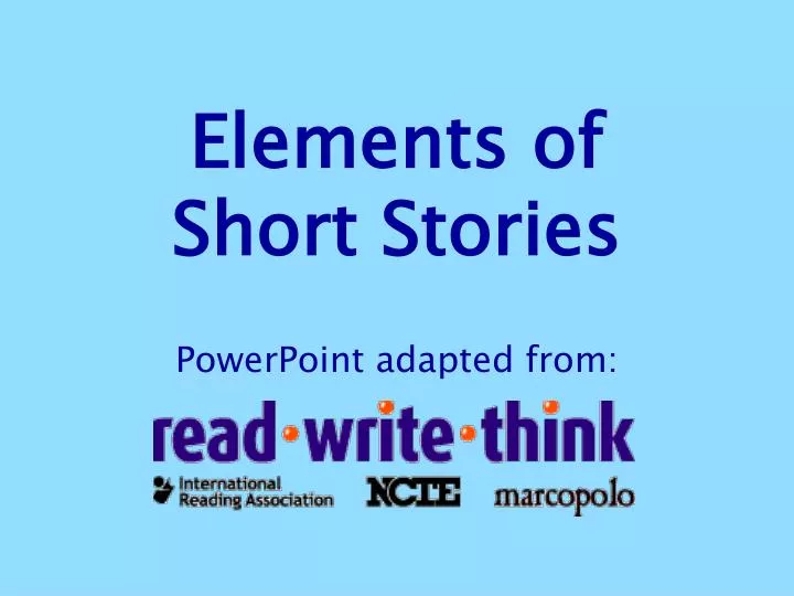 elements of short stories