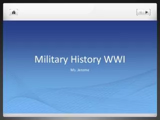 Military History WWI