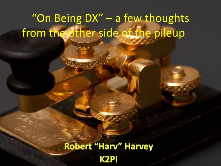 on being dx a few thoughts from the other side of the pileup