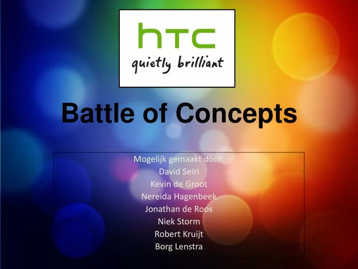 battle of concepts