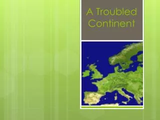 A Troubled Continent