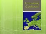 A Troubled Continent - slide 1