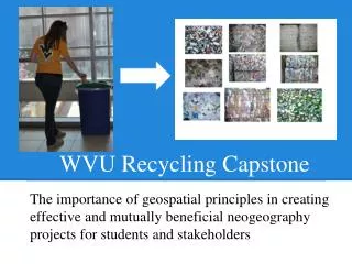 WVU Recycling Capstone