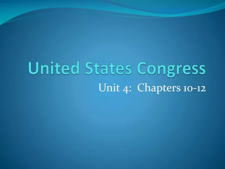 united states congress