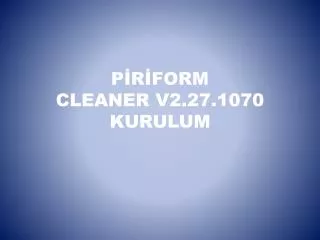 p r form cleaner v2 27 1070 kurulum
