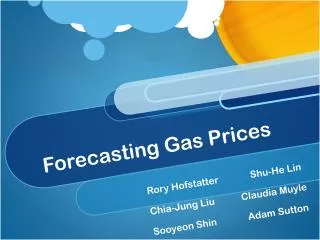 Forecasting Gas Prices