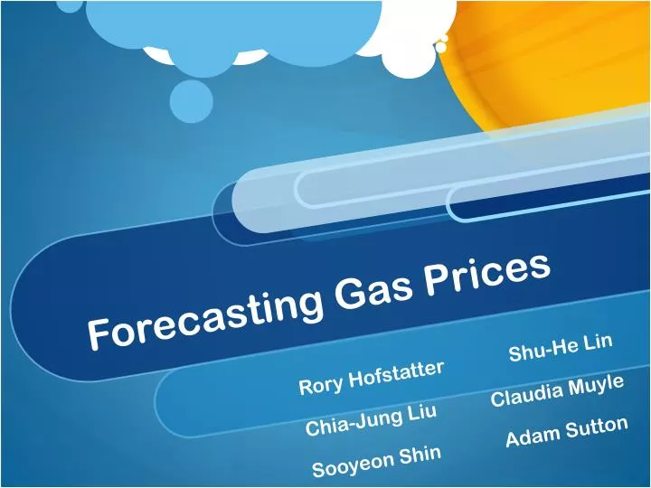 forecasting gas prices