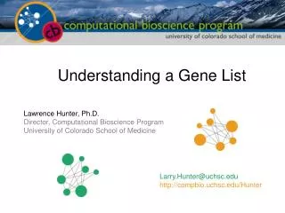 Understanding a Gene List