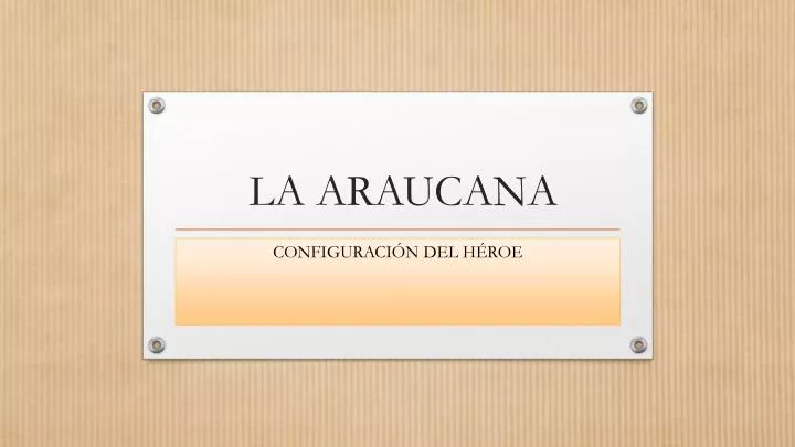 la araucana