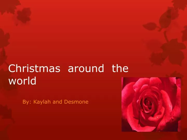 christmas around the world