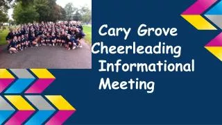 Cary Grove Cheerleading Informational Meeting