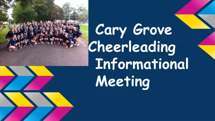 cary grove cheerleading informational meeting