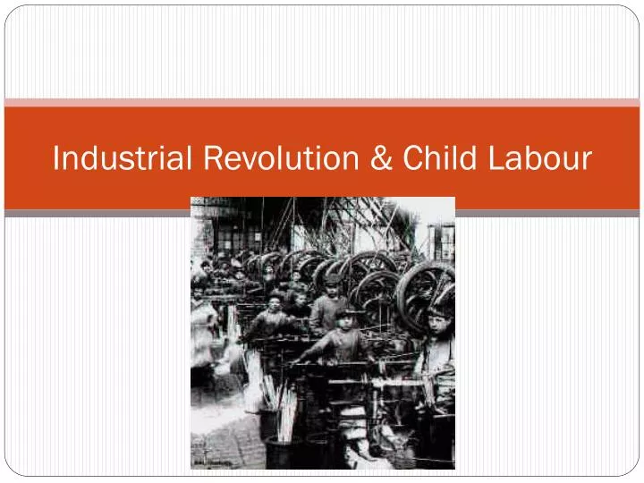 industrial revolution child labour