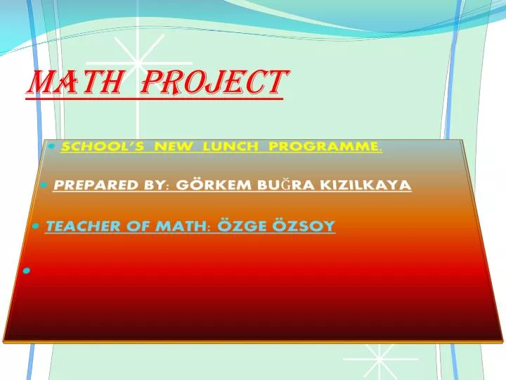 math project