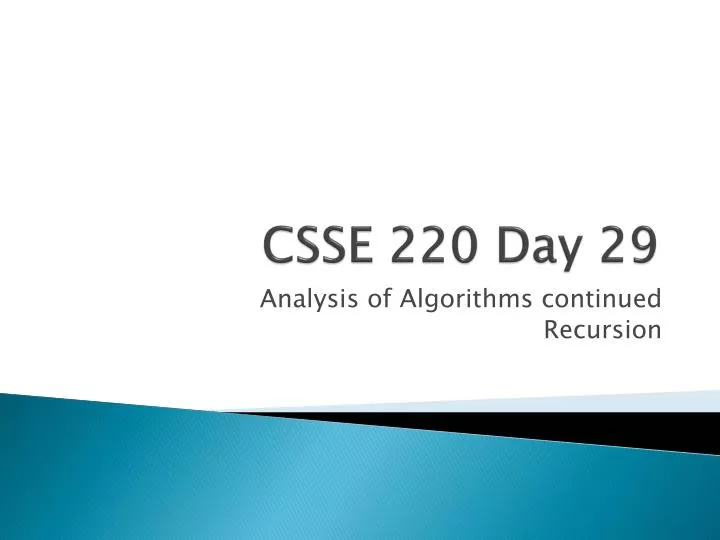 csse 220 day 29